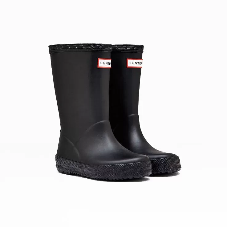 Hunter Kids First Classic Wellington Boot in Black