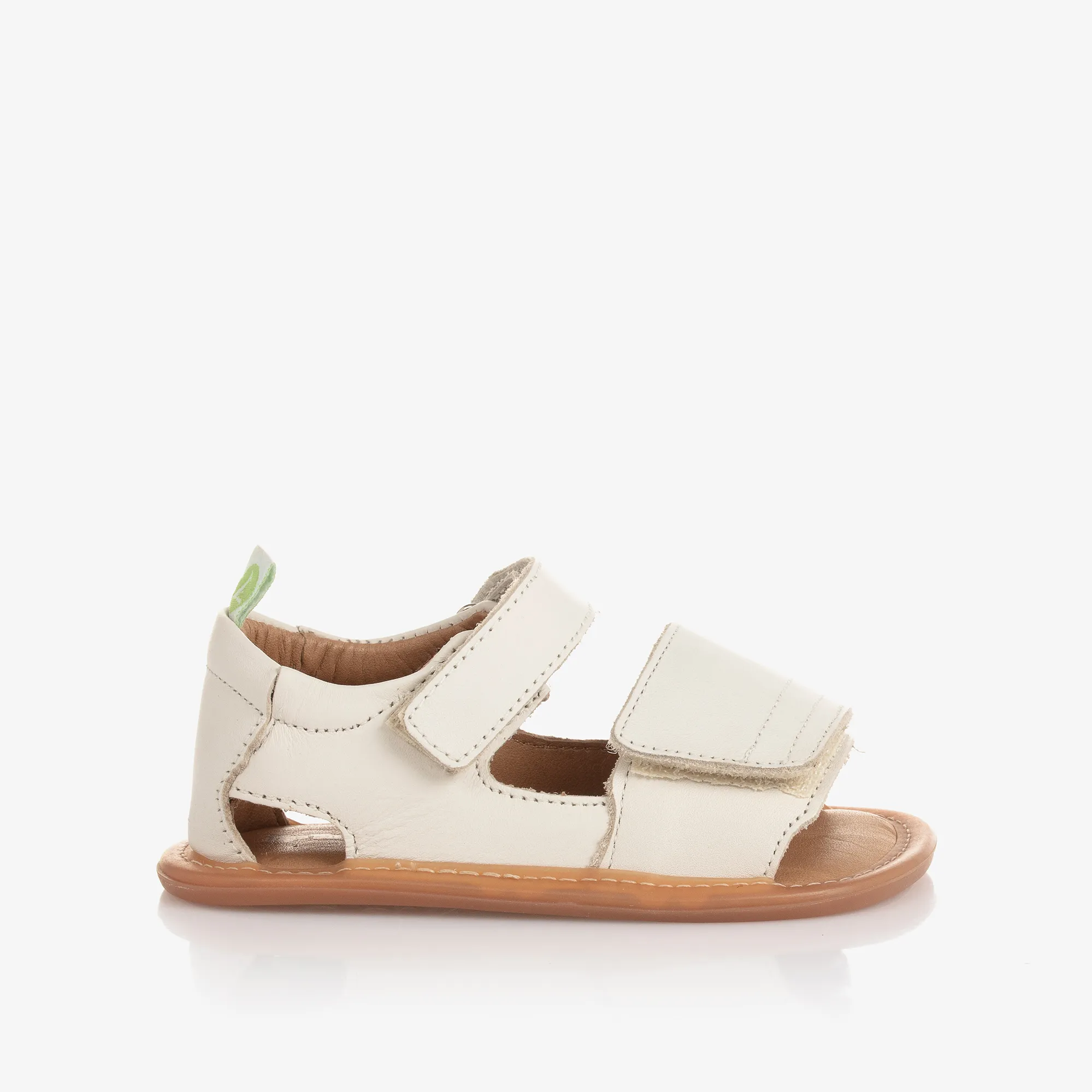 Ivory Leather Baby Sandals