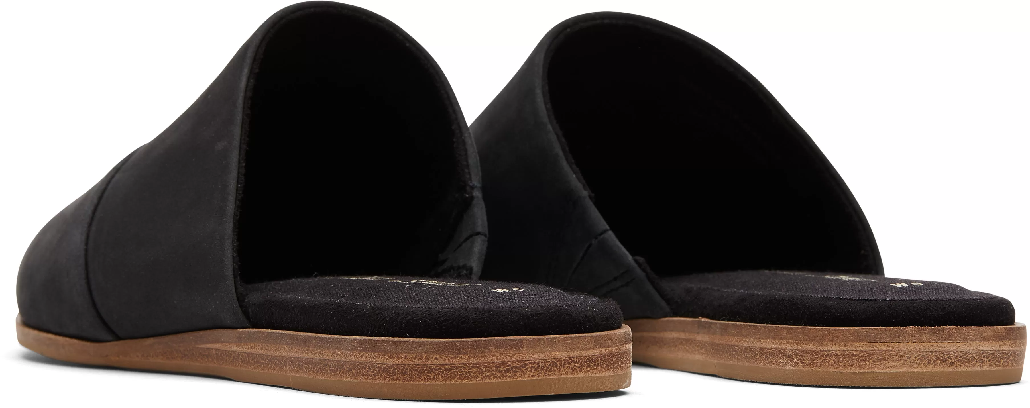 Jade Slip On Flat - Black Leather