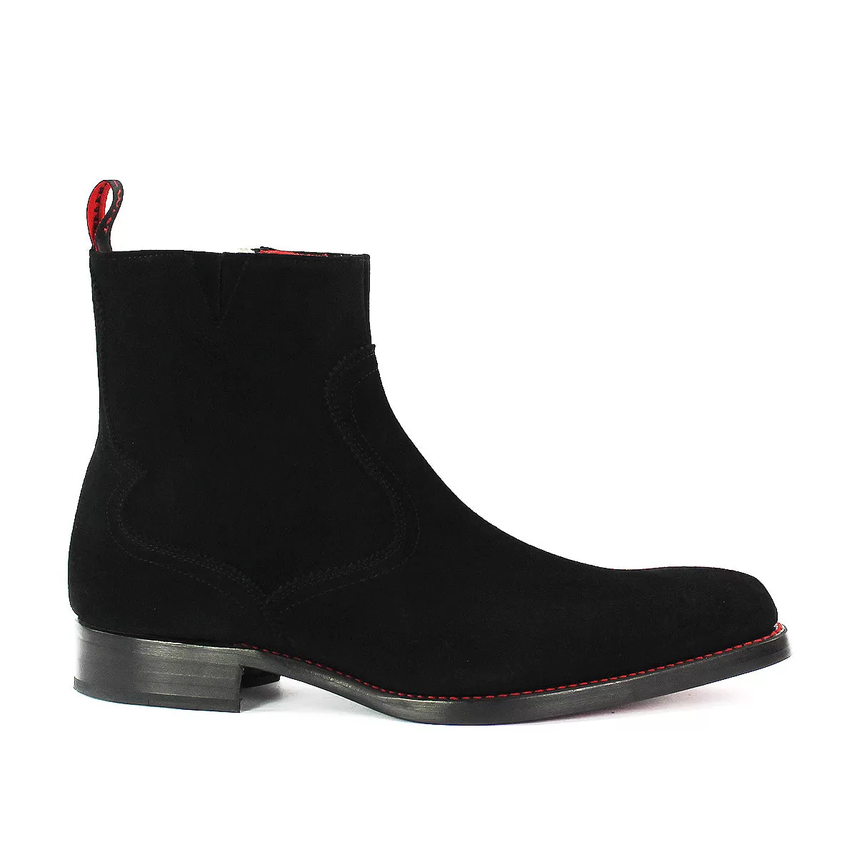 Jeffery West - Serial Dexter-B Suede Boots in Black