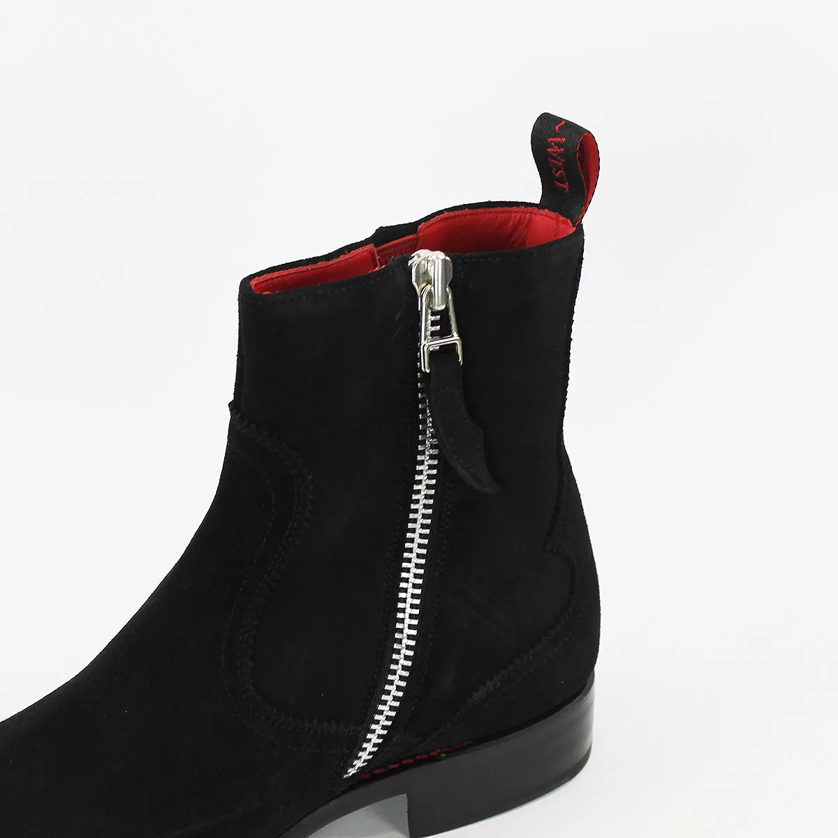 Jeffery West - Serial Dexter-B Suede Boots in Black