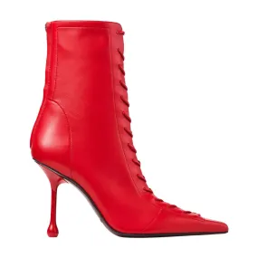 JIMMY CHOO Scarlett 95 Heeled Boots - Red