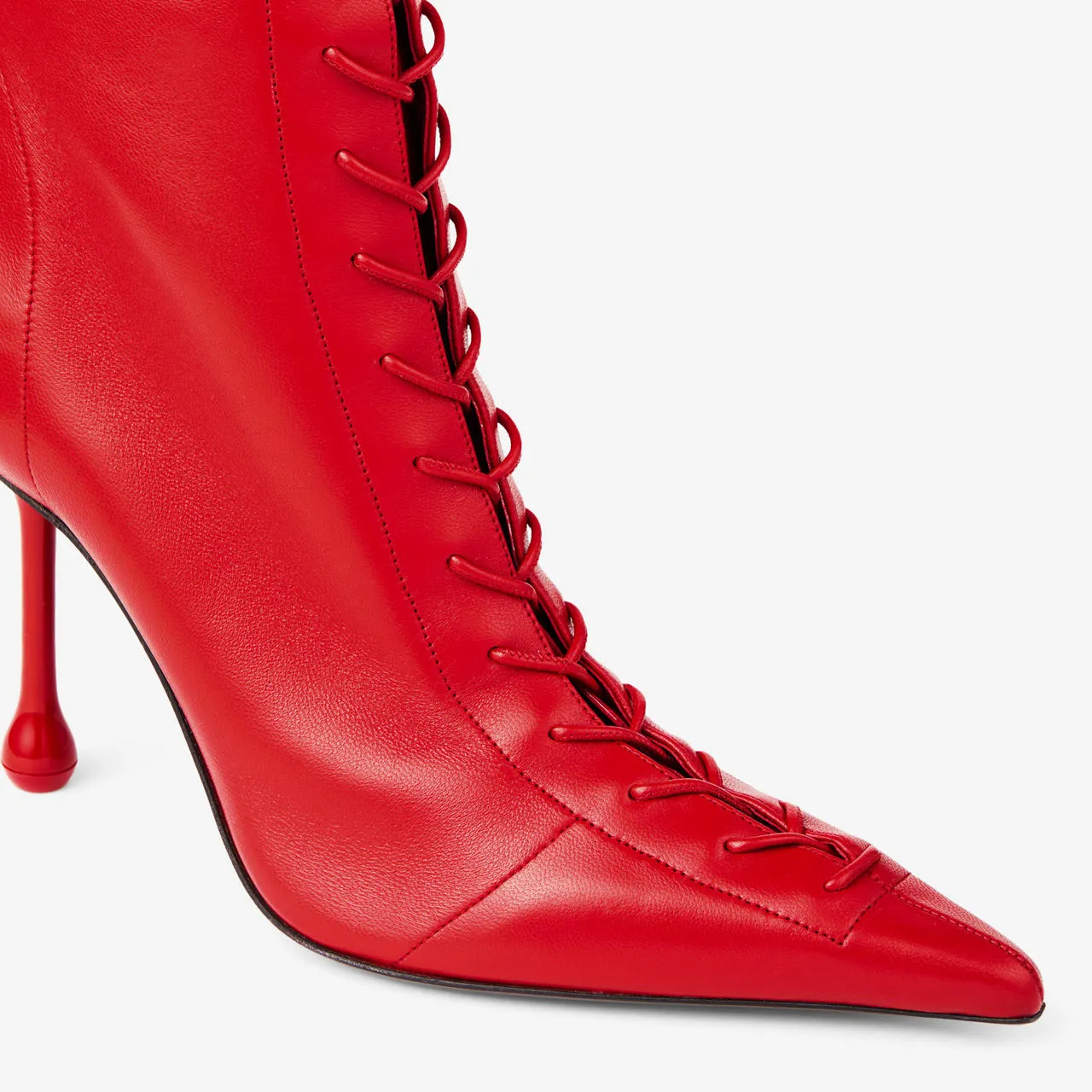 JIMMY CHOO Scarlett 95 Heeled Boots - Red