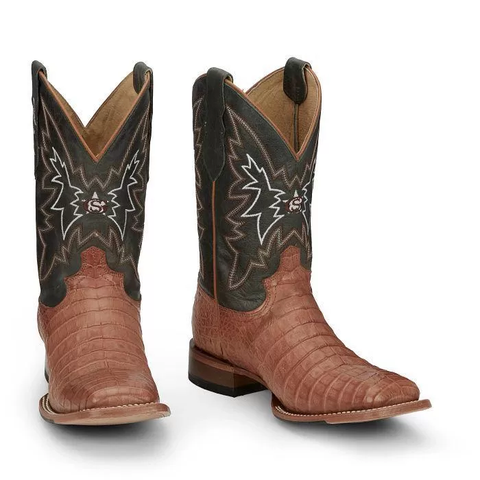 Justin Haggard 11 Tan Caiman Boot