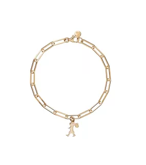 Karen Walker - Runaway Girl Charm Bracelet 9ct Yellow Gold