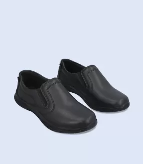 KB0051-BLACK-Boys Casual School Shoes