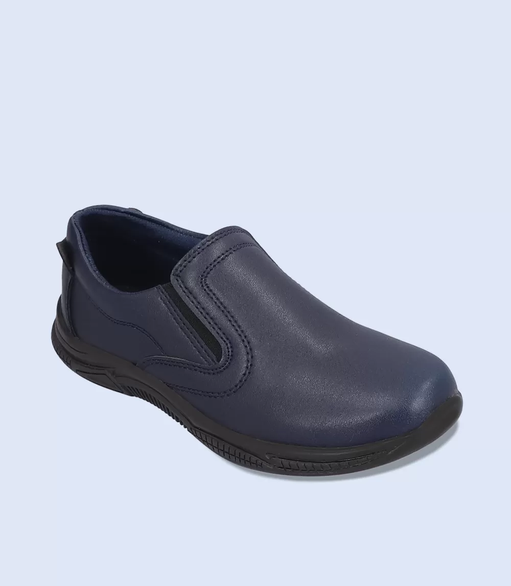 KB0051-NAVY-Boys Casual School Shoes