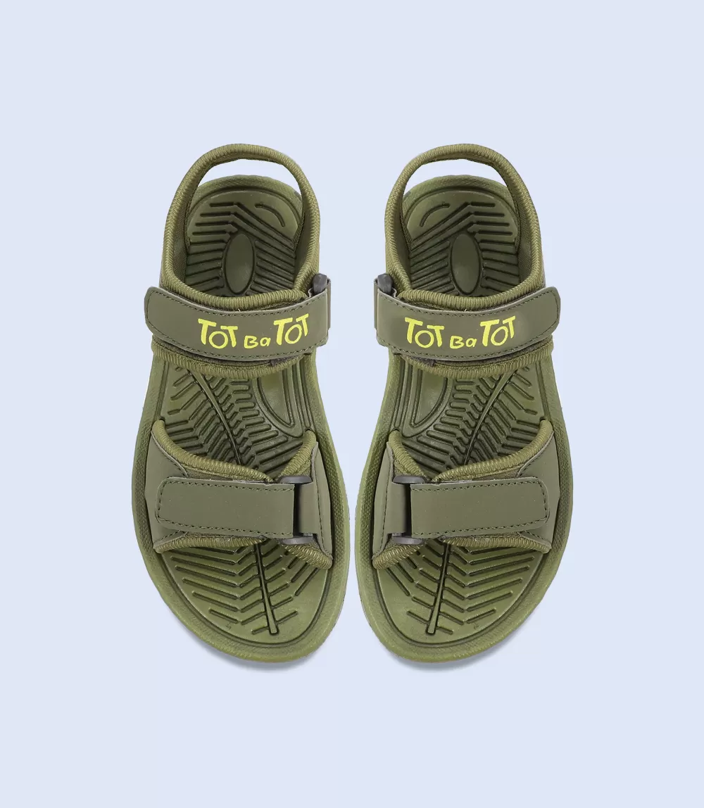 KB0159-GREEN-Boys Sandal