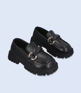 KG0073-BLACK-Breezy casual shoes for Girls