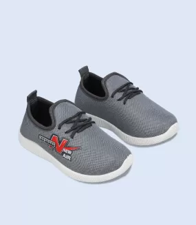 KG0086-GREY-Girls Casual Sneakers