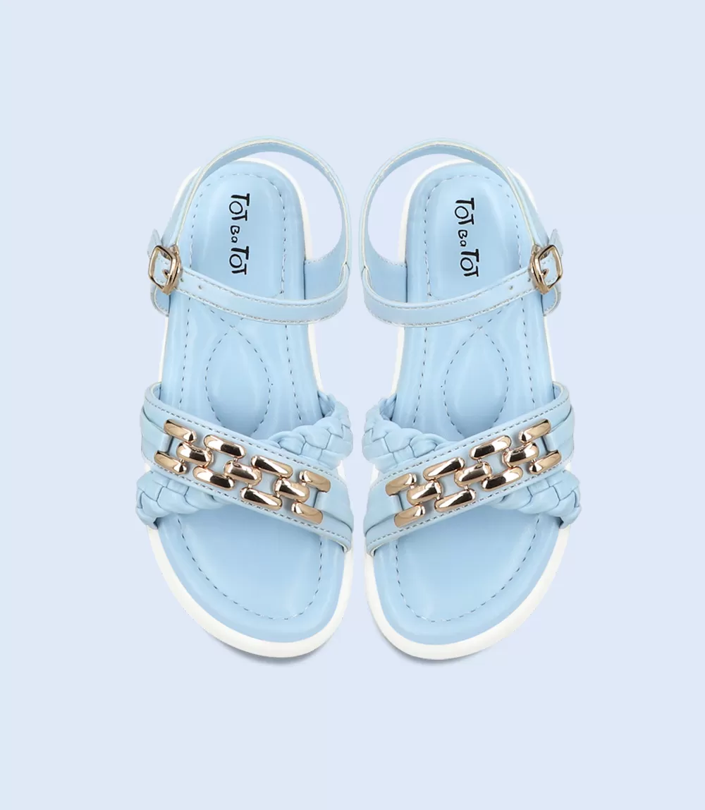 KG0104-ICE BLUE-Girls Casual Sandal