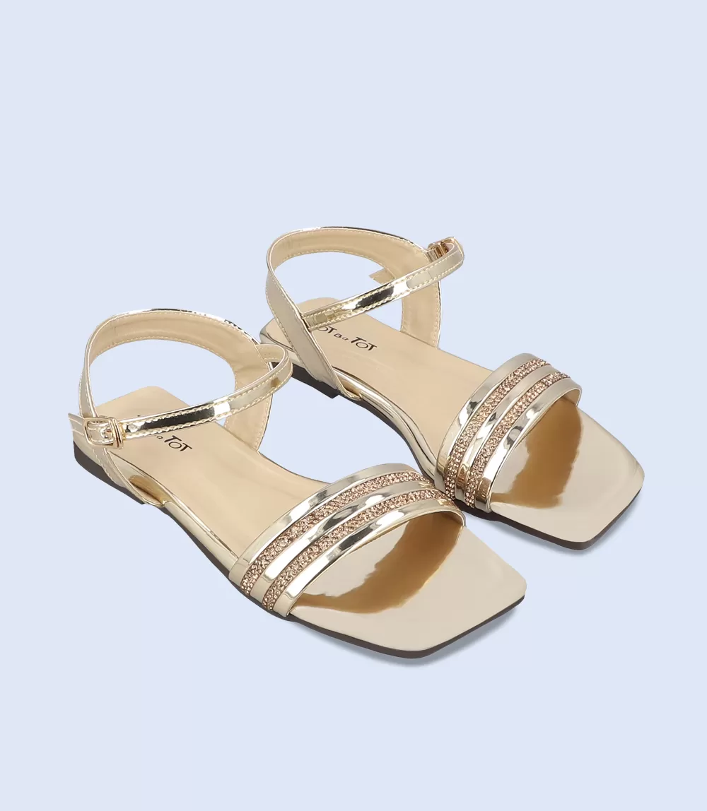 KG0118-GOLDEN-Girl Sandals