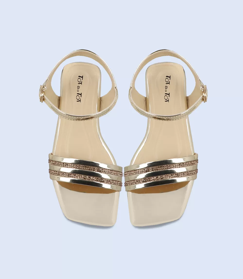 KG0118-GOLDEN-Girl Sandals