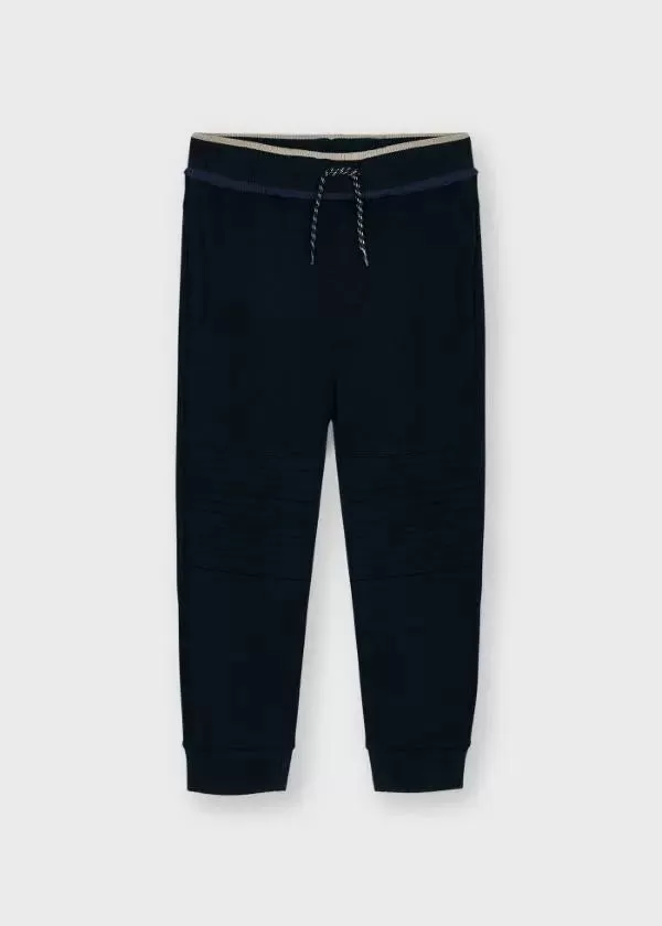 Knit jogger pants for boy - Black