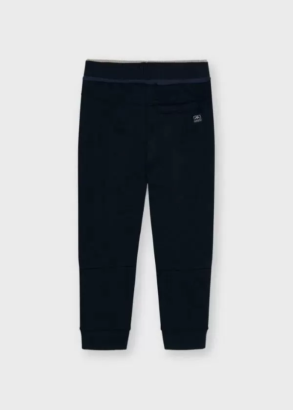 Knit jogger pants for boy - Black