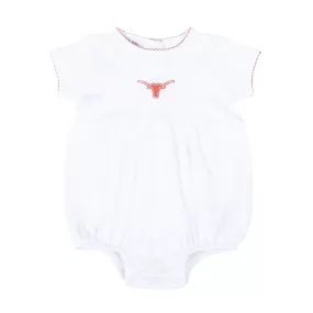 Lil' Longhorn Embroidered Short Sleeve Boy Bubble