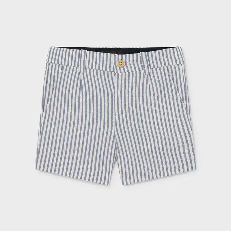 Linen Dressy Shorts for Baby Boy Nautical