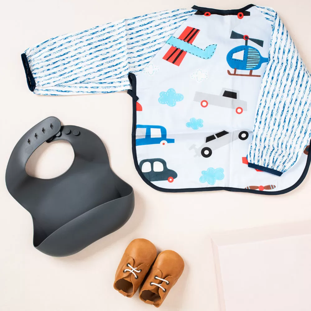 Little Boy Blue Simply Boots & Bibs — Baby Boy Gift Bundle