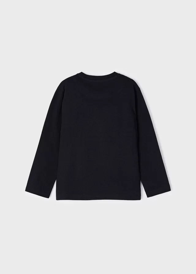 L/s t-shirt for boy - Black