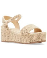 Macy's Madden Girl Julian-c Platform Raffia Wedge Sandals