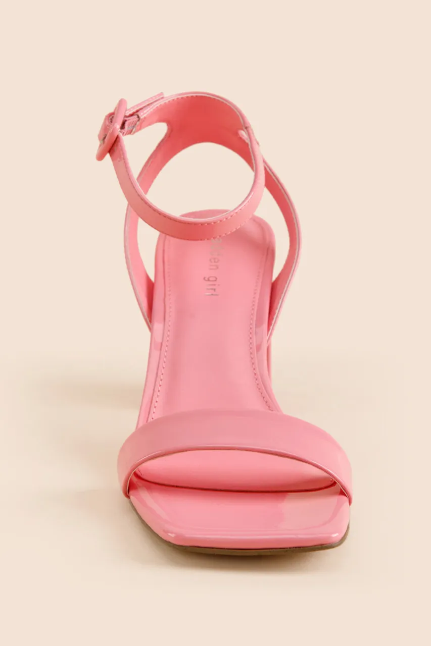 Madden Girl Winni Two-Piece Sandals in Pink