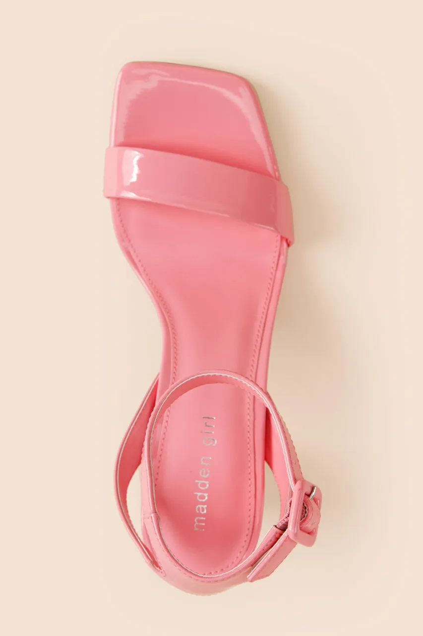 Madden Girl Winni Two-Piece Sandals in Pink