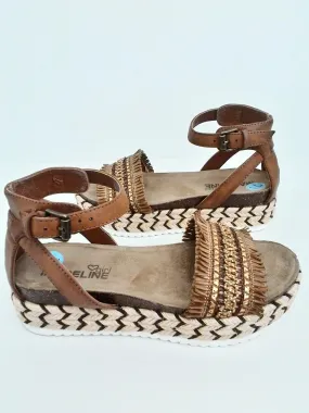 Madeline Girl Women's Brown Platform Sandals Size 7.5 M