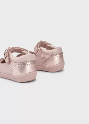 Mary jane shoes for baby girl - Nude