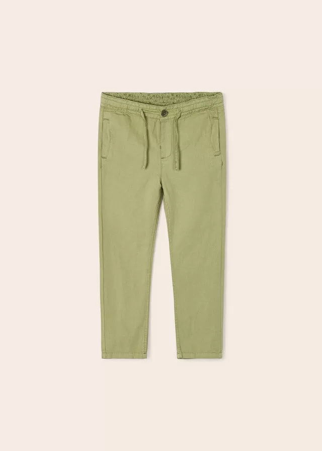 Mayoral Linen pants for boy - Kiwi