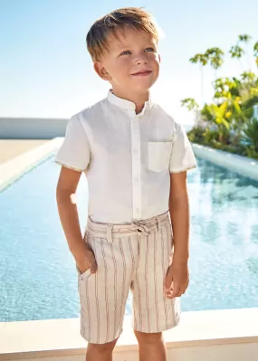 Mayoral Linen short set for boy - TapicoA