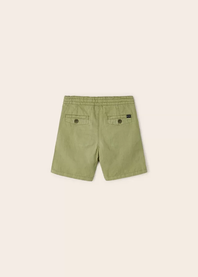 Mayoral Linen shorts for boy - Kiwi