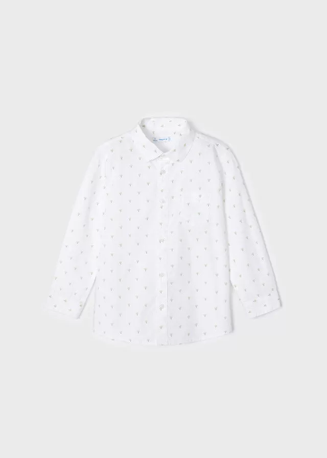 Mayoral L/s shirt for boy - White