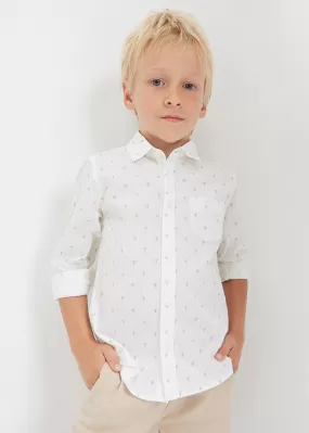 Mayoral L/s shirt for boy - White