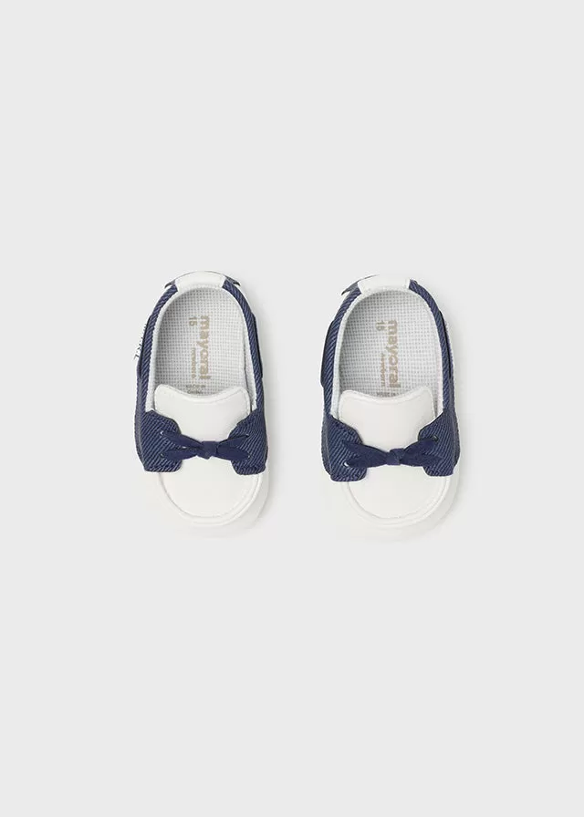 Mayoral Moccasins for newborn boy - White-Indi