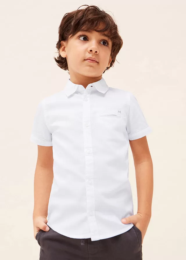 Mayoral S/s shirt for boy - White