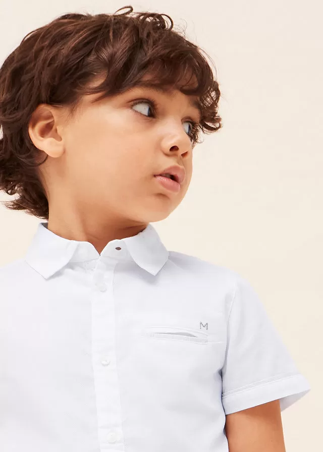 Mayoral S/s shirt for boy - White