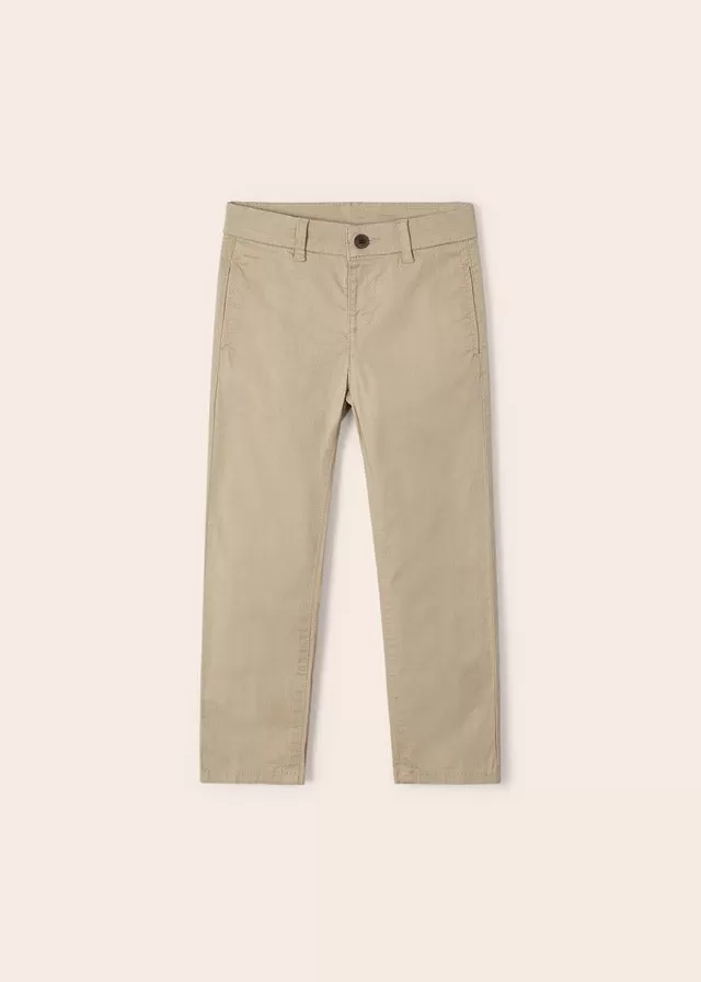 Mayoral Twill basic trousers for boy - Sand