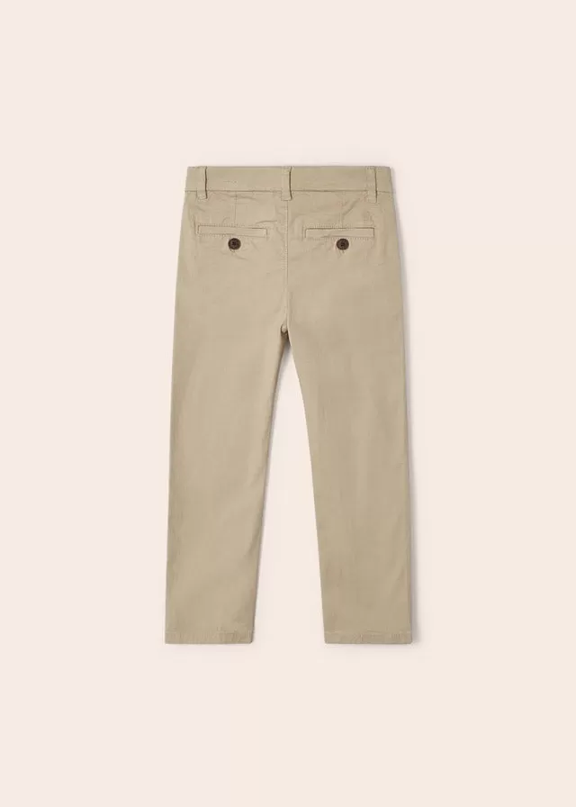 Mayoral Twill basic trousers for boy - Sand