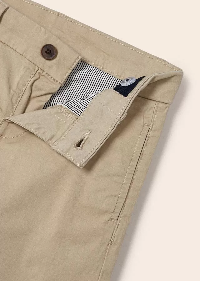 Mayoral Twill basic trousers for boy - Sand