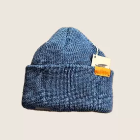 Merino Wool Knit Cap Beanie In Blue Heather