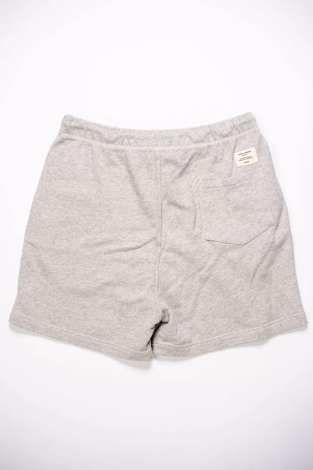 Merz b. Schwanen SPS05 Good Basics Sweat Shorts 11.3oz Organic Cotton - Grey Melange