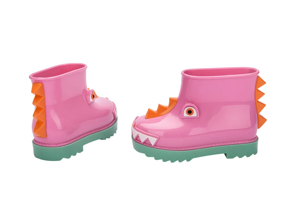 Mini Melissa Rain Boot Fabula Pink Boots For Baby Girls