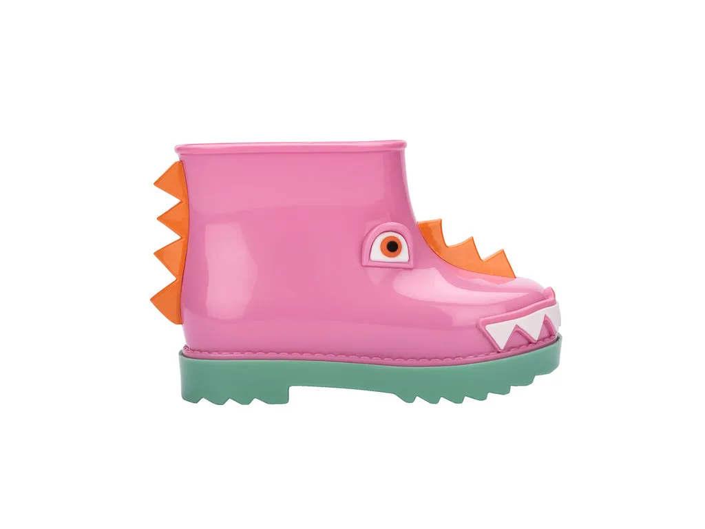 Mini Melissa Rain Boot Fabula Pink Boots For Baby Girls