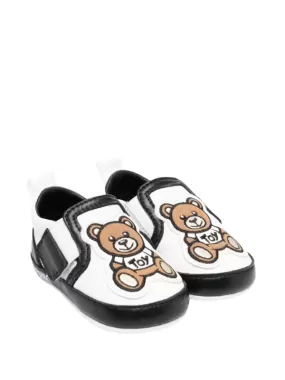 Moschino Infant Sneaker Bear Black & White