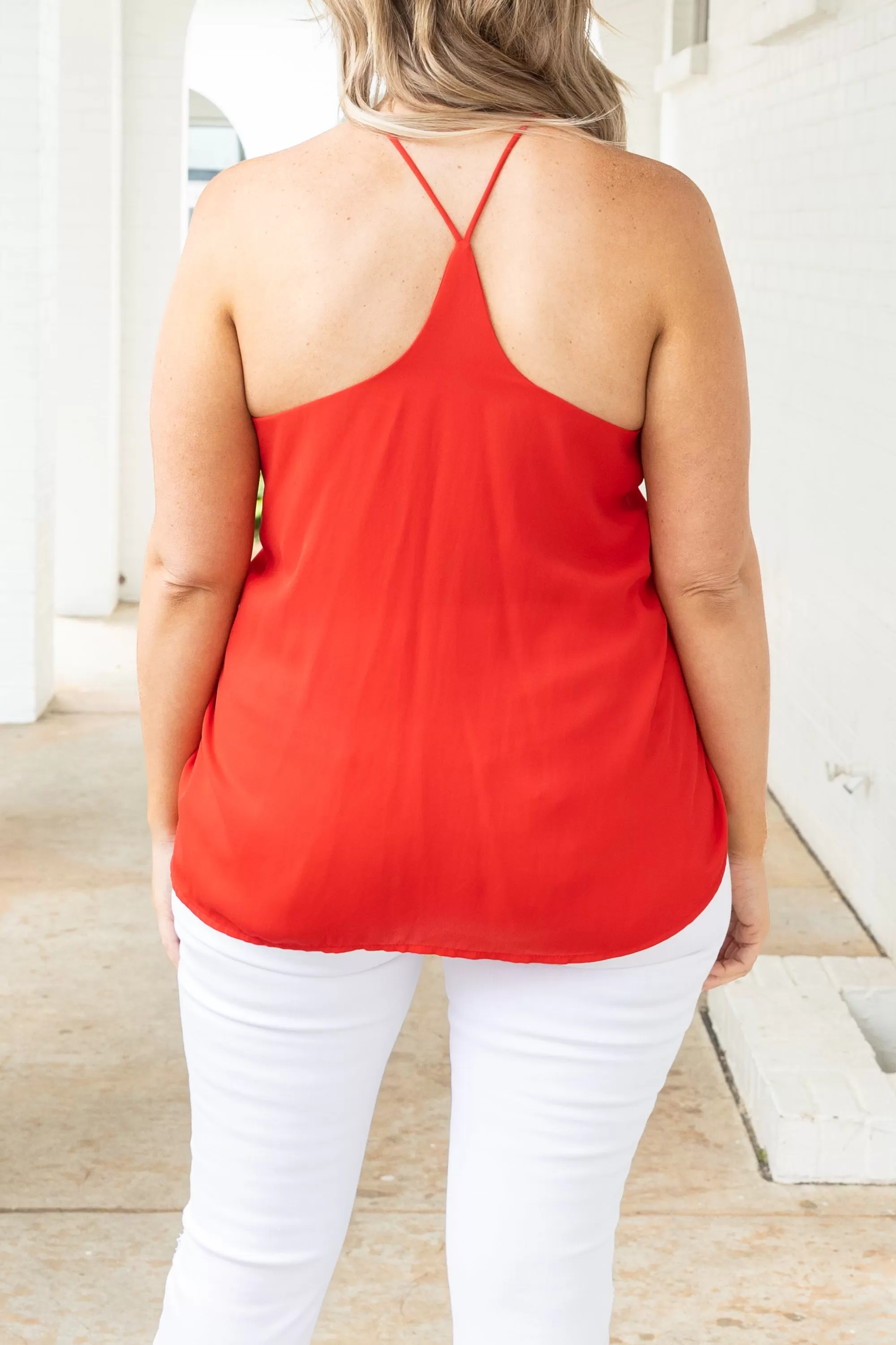 Mysterious Girl Tank, Red