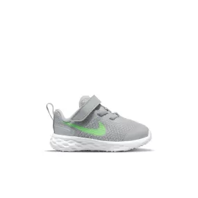 Nike Smoke Grey/Green Strike Revolution 6 Toddler Sneaker