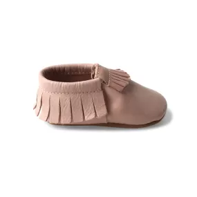 Piglet Baby Fringed Moccasin Shoe