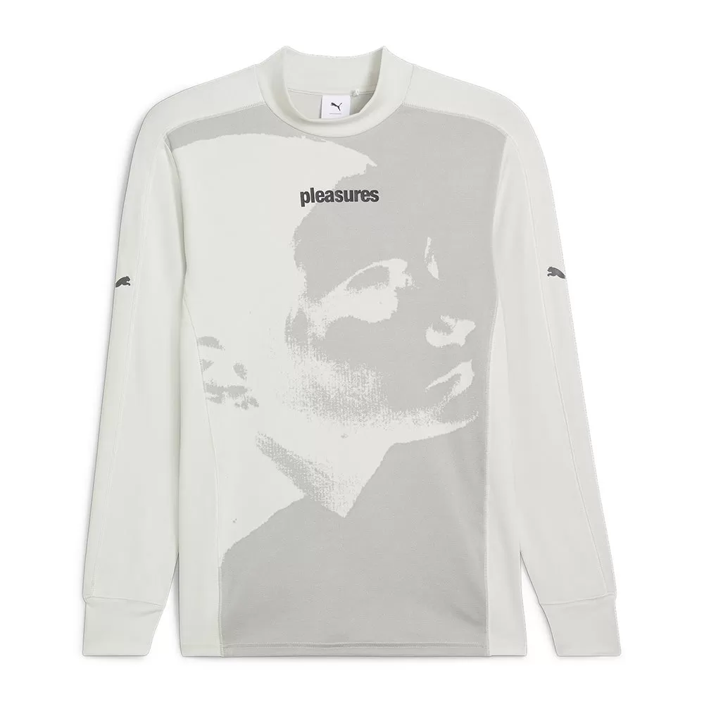 Pleasures X Puma Base Layer LS Shirt - White