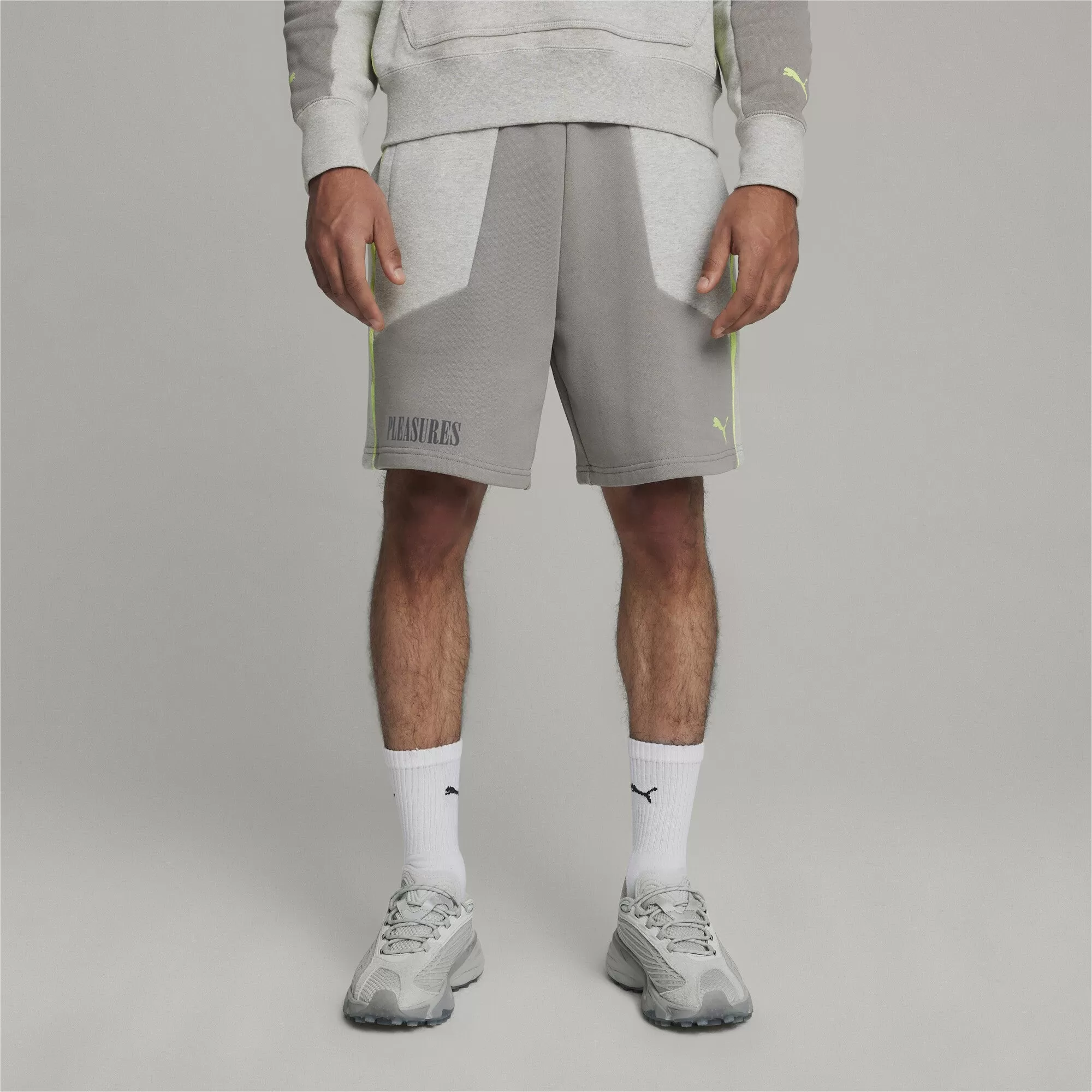 Pleasures X Puma Fleece Short - Gray