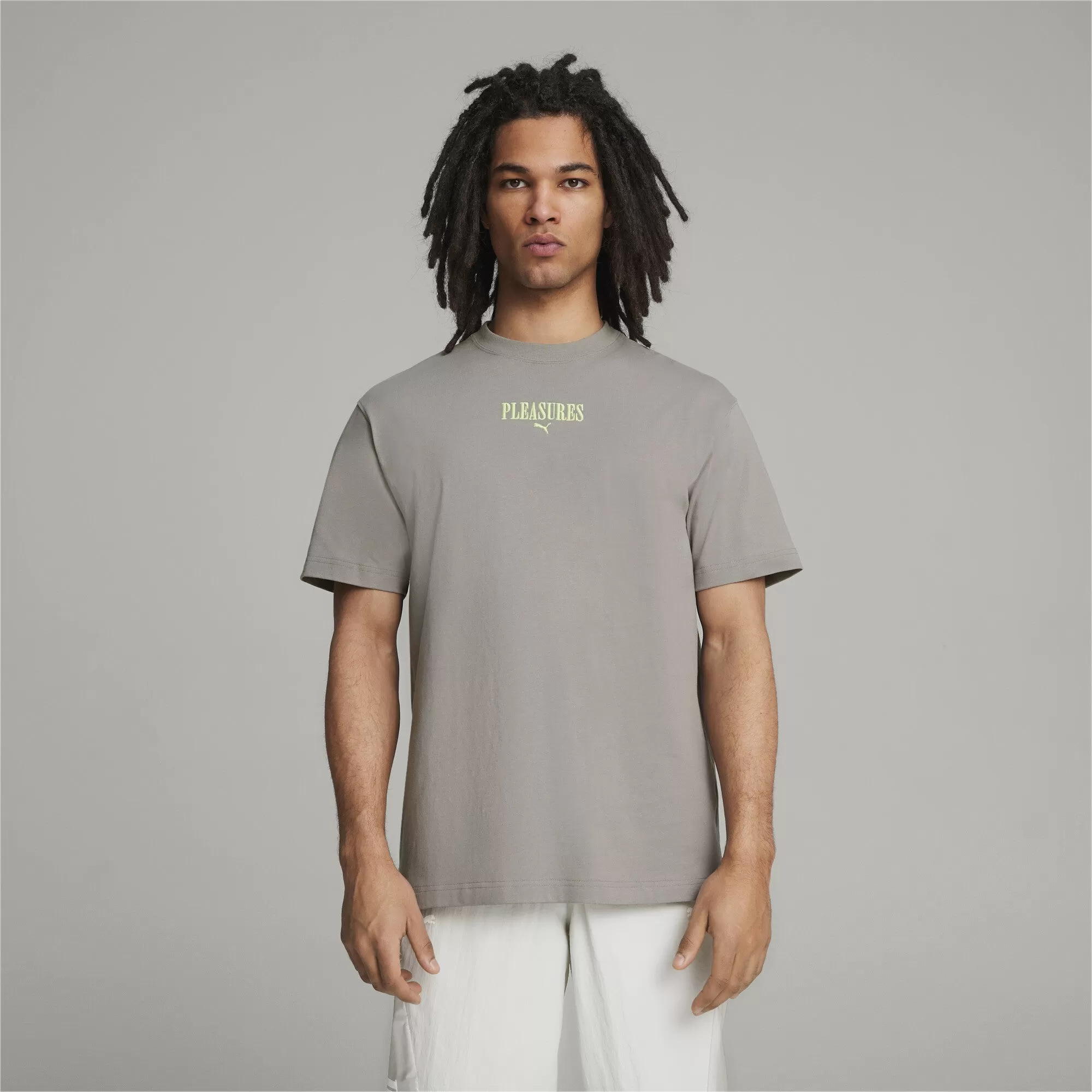 Pleasures X Puma Graphics SS Tee - Gray